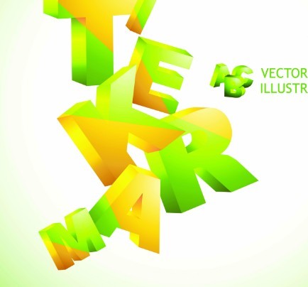 Free 3D Graphic Design Letters