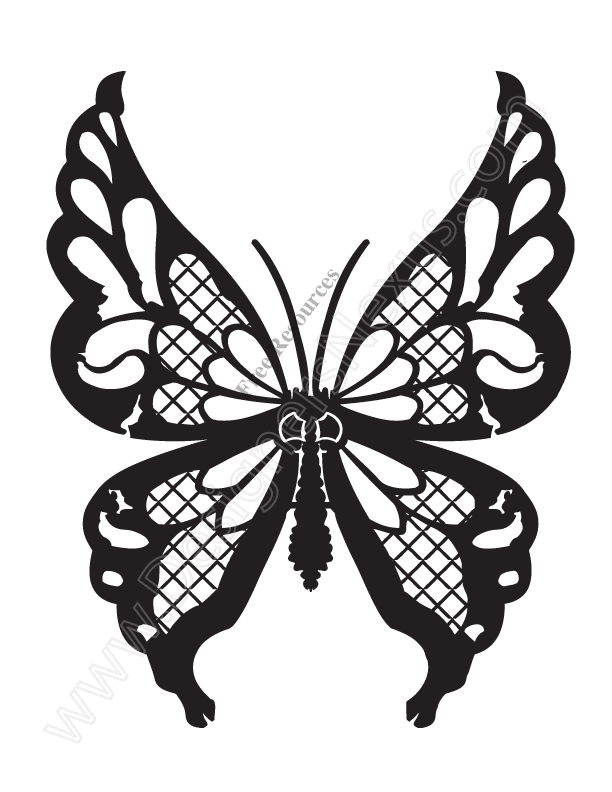 Free Butterfly Vector Clip Art