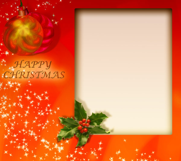 Free Christmas Holiday Card Background