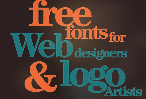 Free Fonts for Web Designers and Logo Free Fonts for Web Designers and Logo