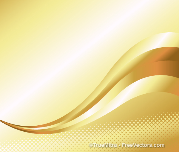 Free Gold Abstract Wallpaper