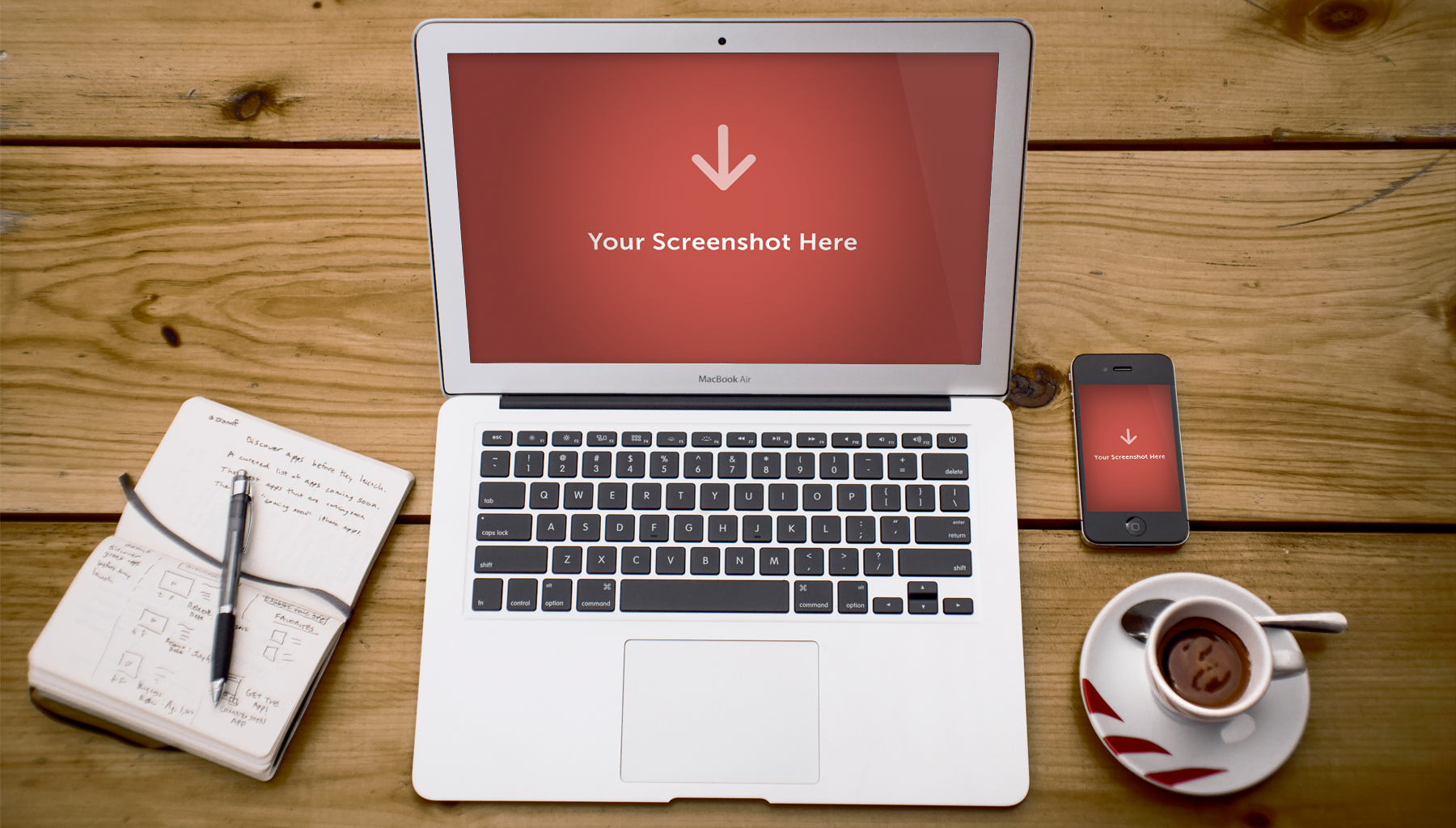 Free Laptop PSD Mockups