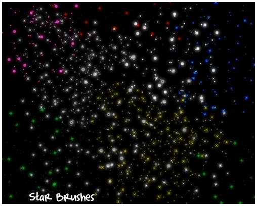 Free Photoshop Star Brushes