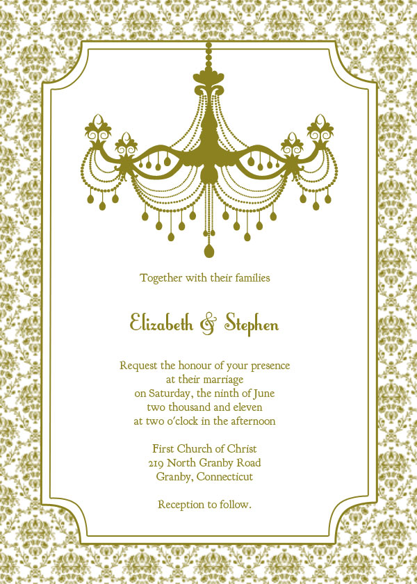 Free Printable Wedding Invitation Templates