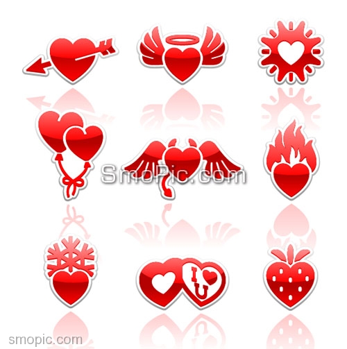 Free Valentine Vectors