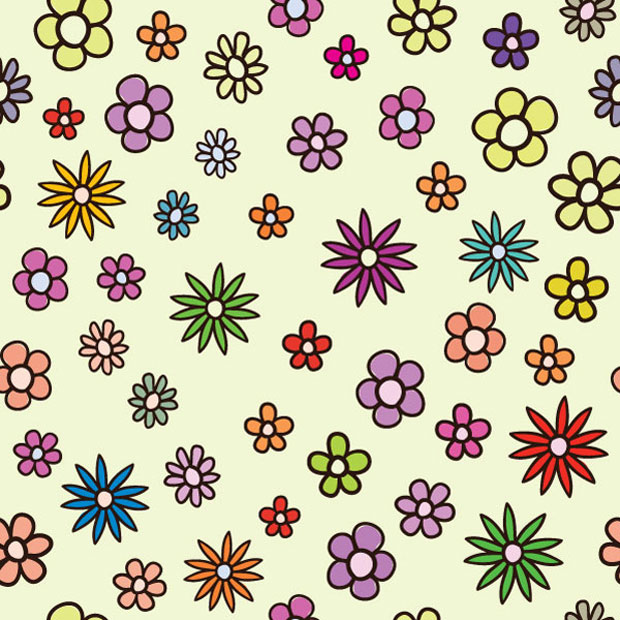 Free Vector Floral Pattern Free Vector Floral Pattern