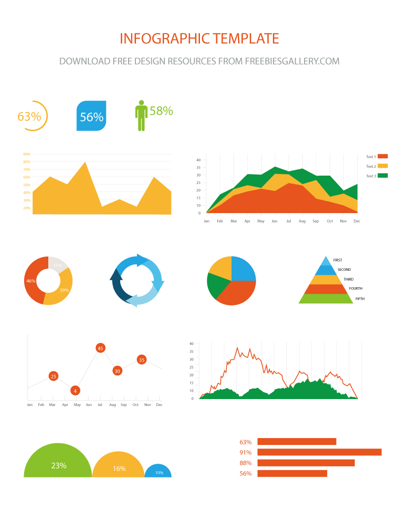 Free Vector Infographic Template