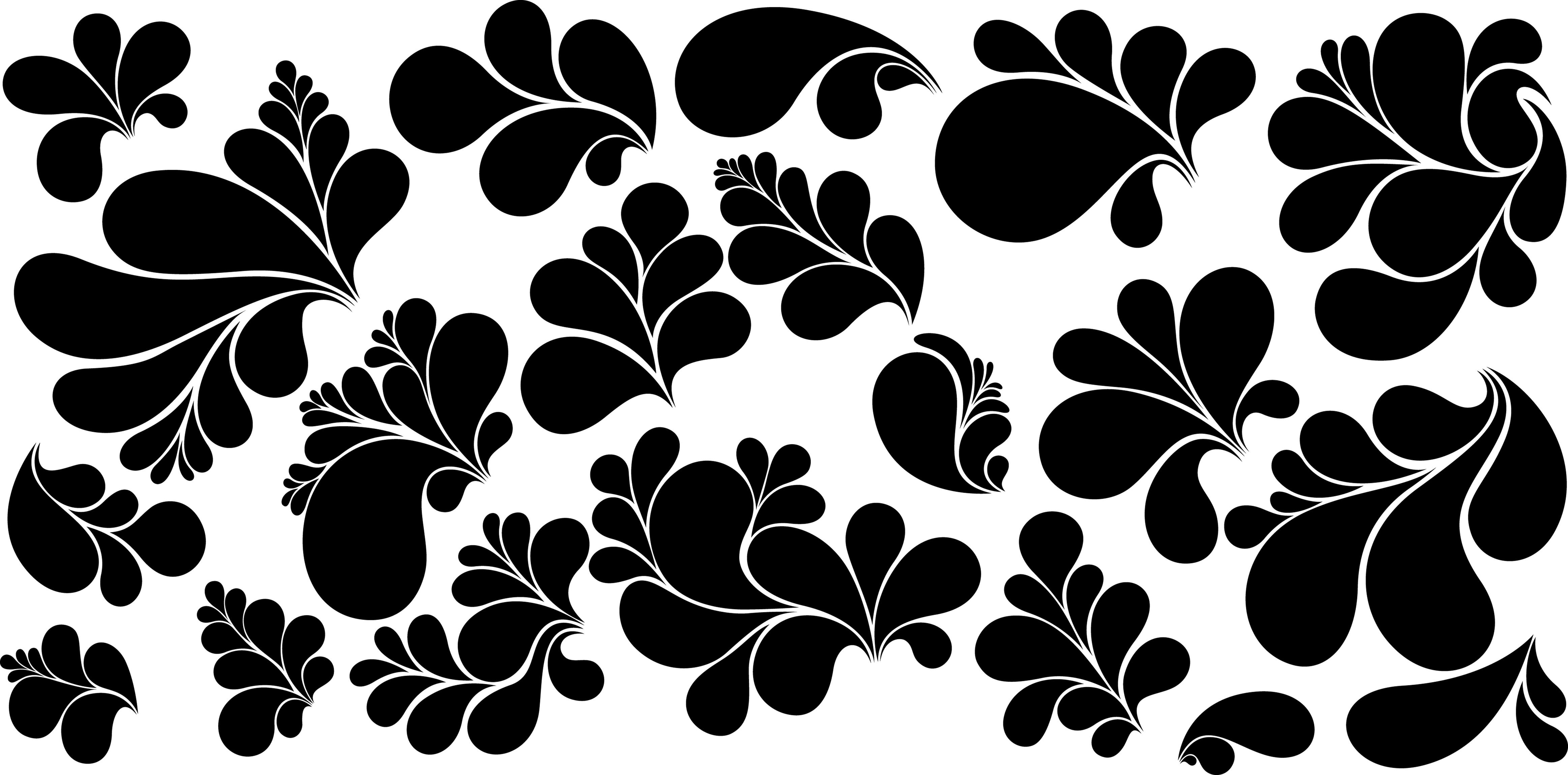 Free Vector Swirls Brushes Photoshop