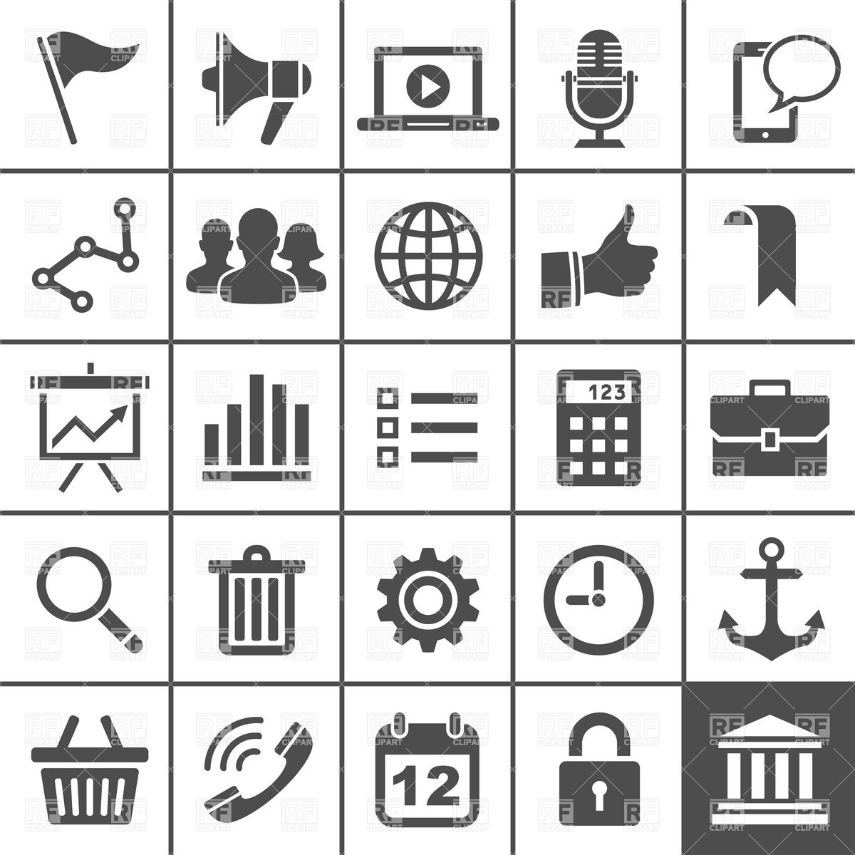 Free Vector Web Icons