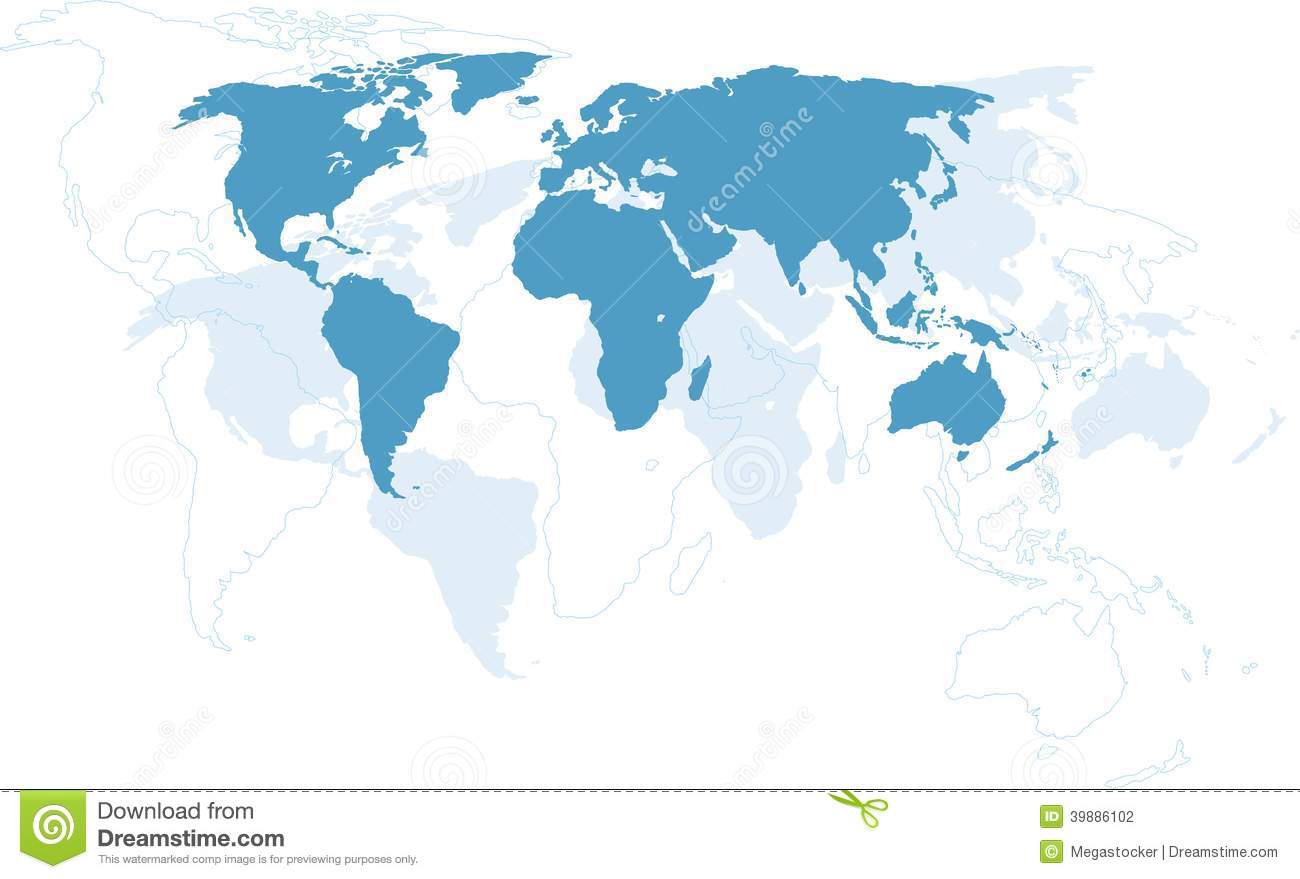 Free Vector World Map