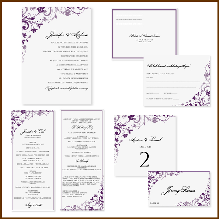 Free Wedding Invitation Templates