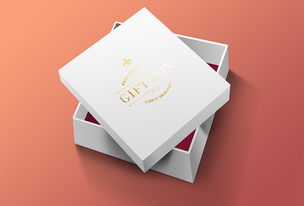 9 Free Psd Gift Boxes Images