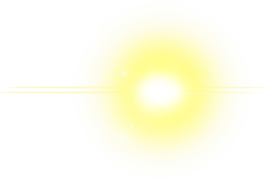 Gold Lens Flare Transparent Background