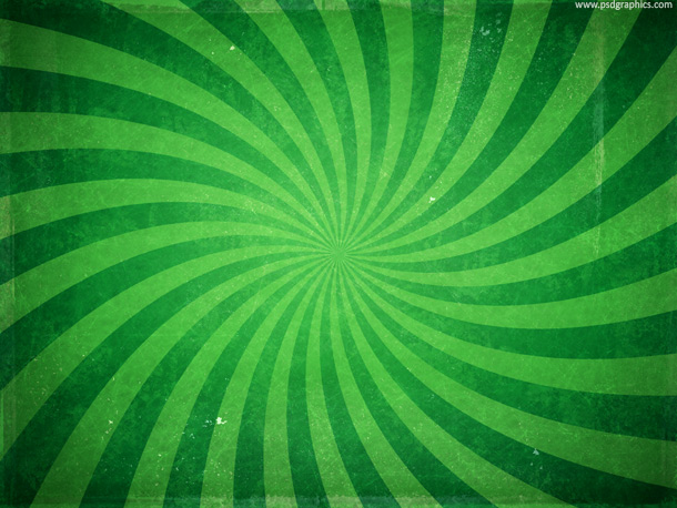 Green Starburst Pattern