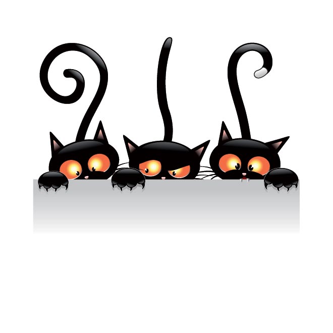 Halloween Black Cat Vector Images Free Halloween Black Cat Vector Images Free