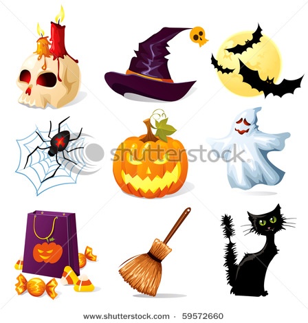 6 Halloween Holiday Icons Images