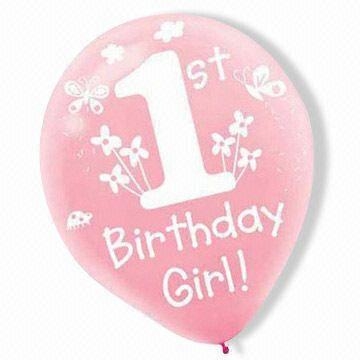 9 1st Birthday Balloon PSD Images