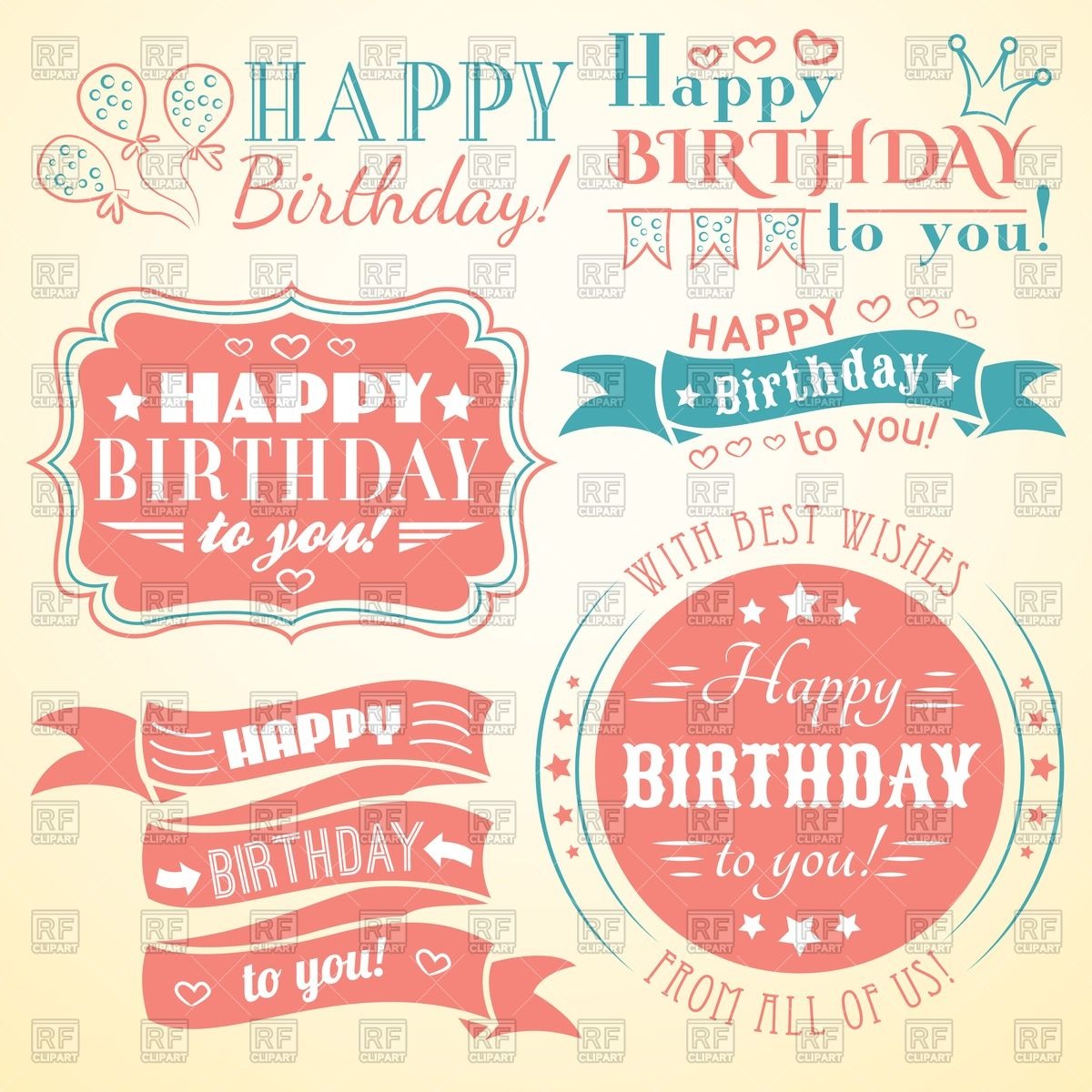 Happy Birthday Greeting Card