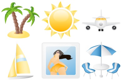 8 Summer Holiday Icons Images