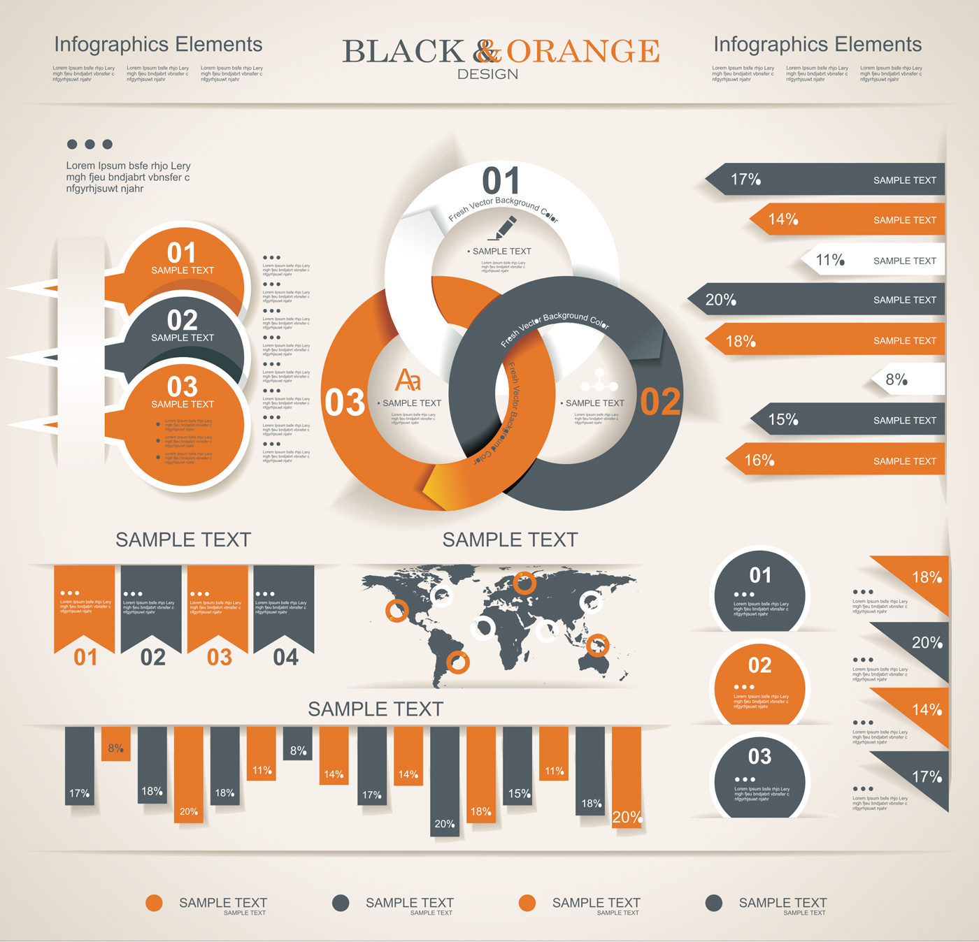 10 Free Blacks Of Infographics Images