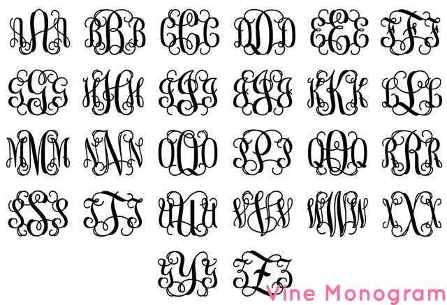 Interlocking Monogram Letters Interlocking Monogram Letters