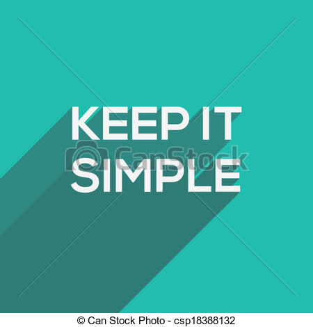 Keep It Simple Clip Art