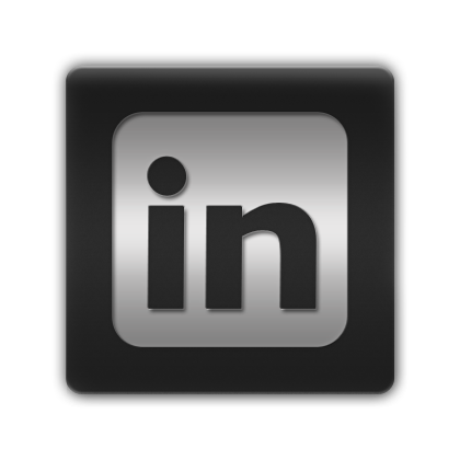 LinkedIn Logo Black