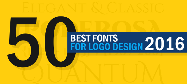 Logos Best Design Fonts Collection for 2016 Logos Best Design Fonts Collection for 2016