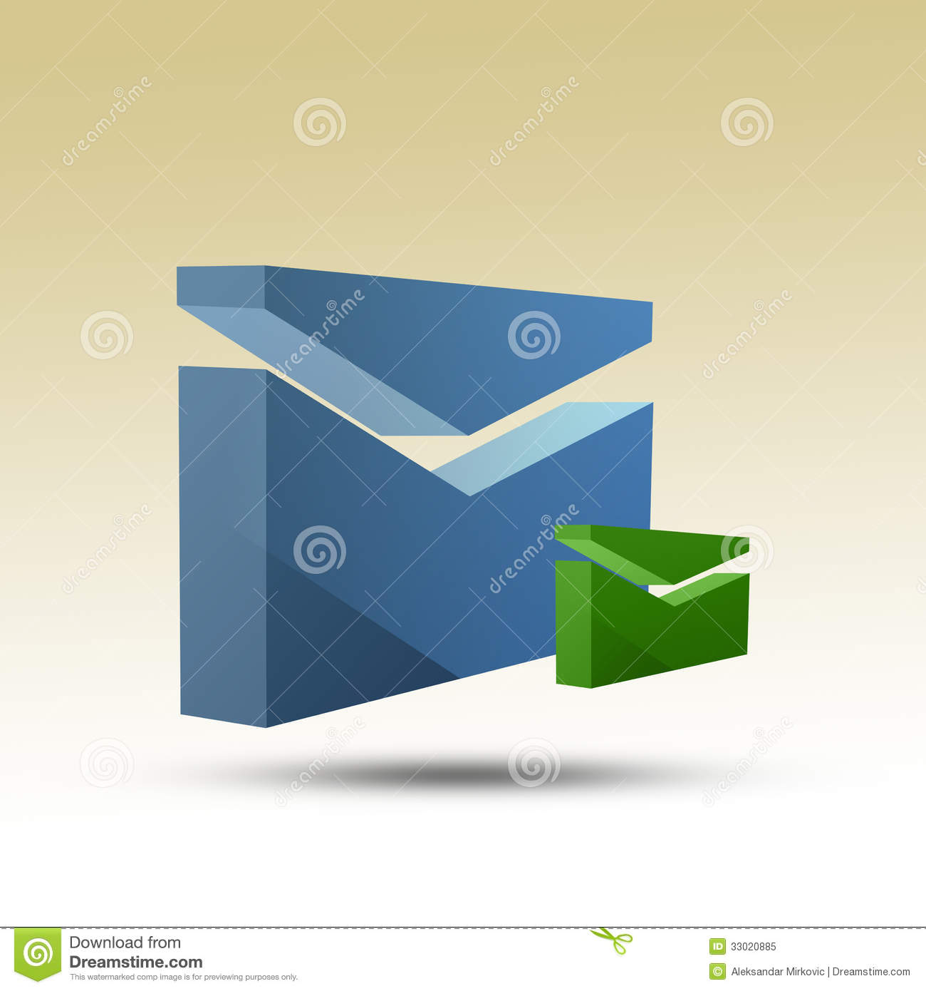 Mail Email Icon 3D