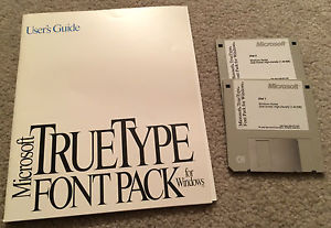 Microsoft TrueType Font Pack