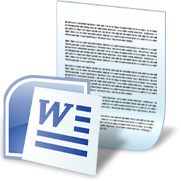 Microsoft Word Document Icon