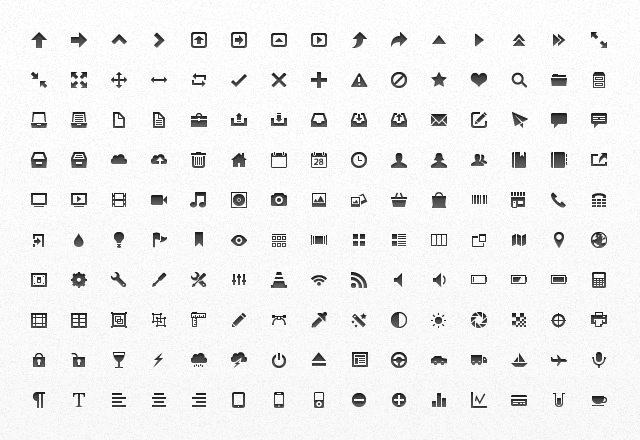 Mini App Icons Vector Free