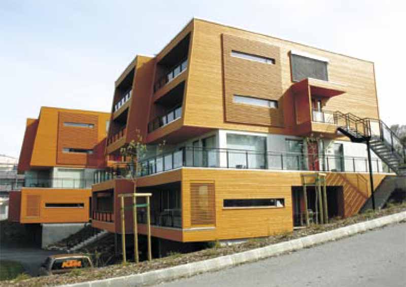Modern Wood Buildings