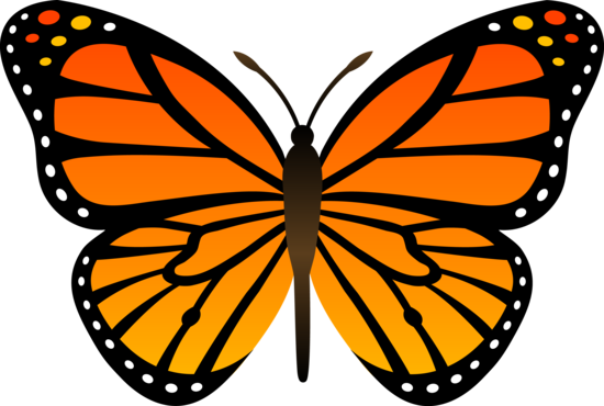 Monarch Butterflies Clip Art