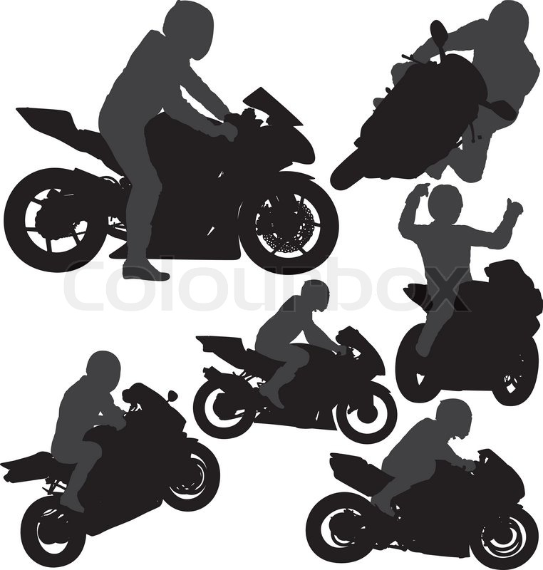 11 Suzuki Motorcycle Rider Vector Images