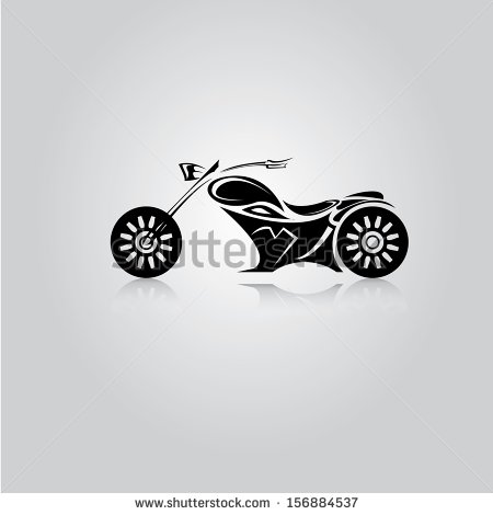 Motorcycle Silhouette Clip Art