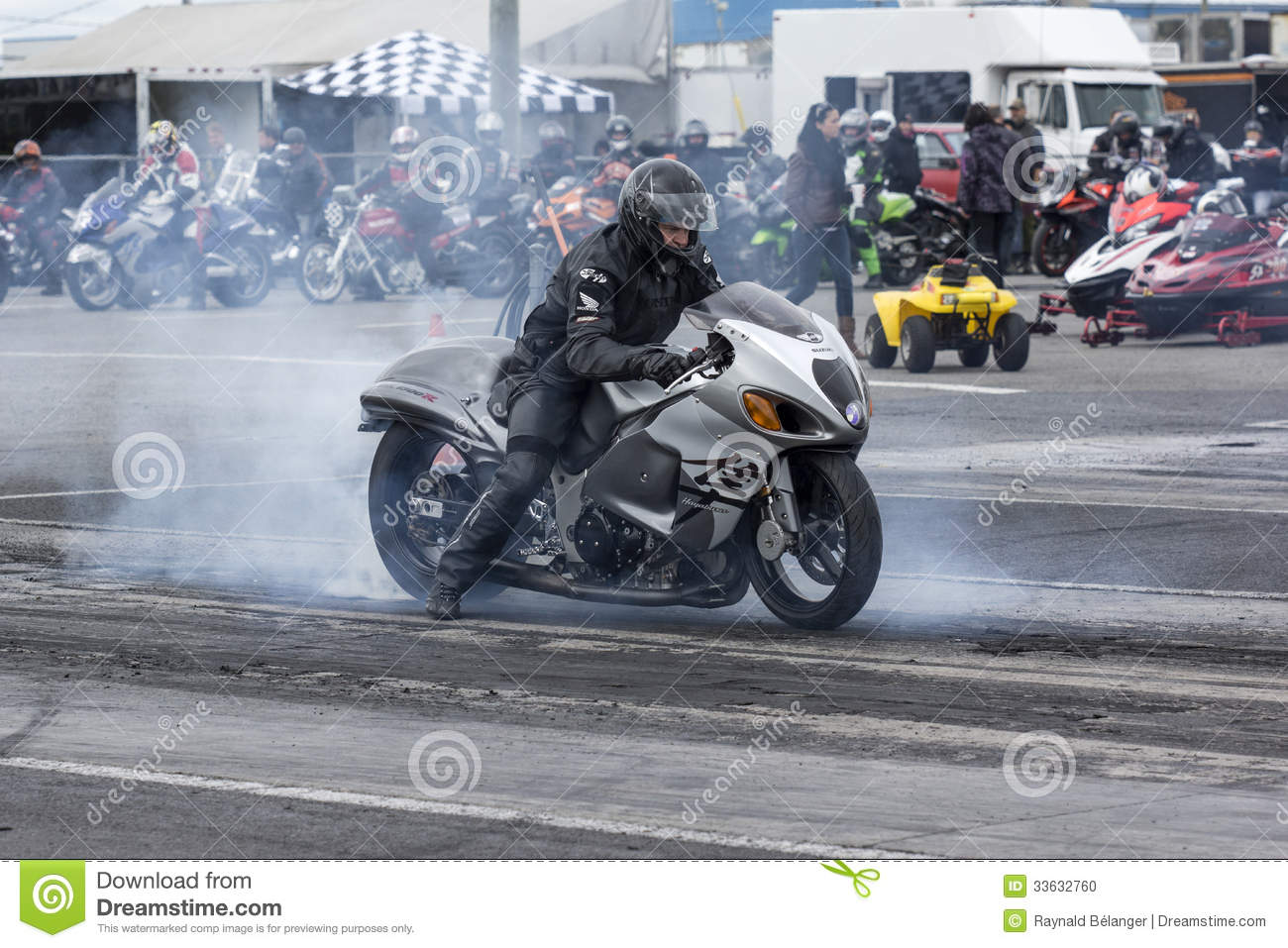 Motorcycle StartingLine Drag