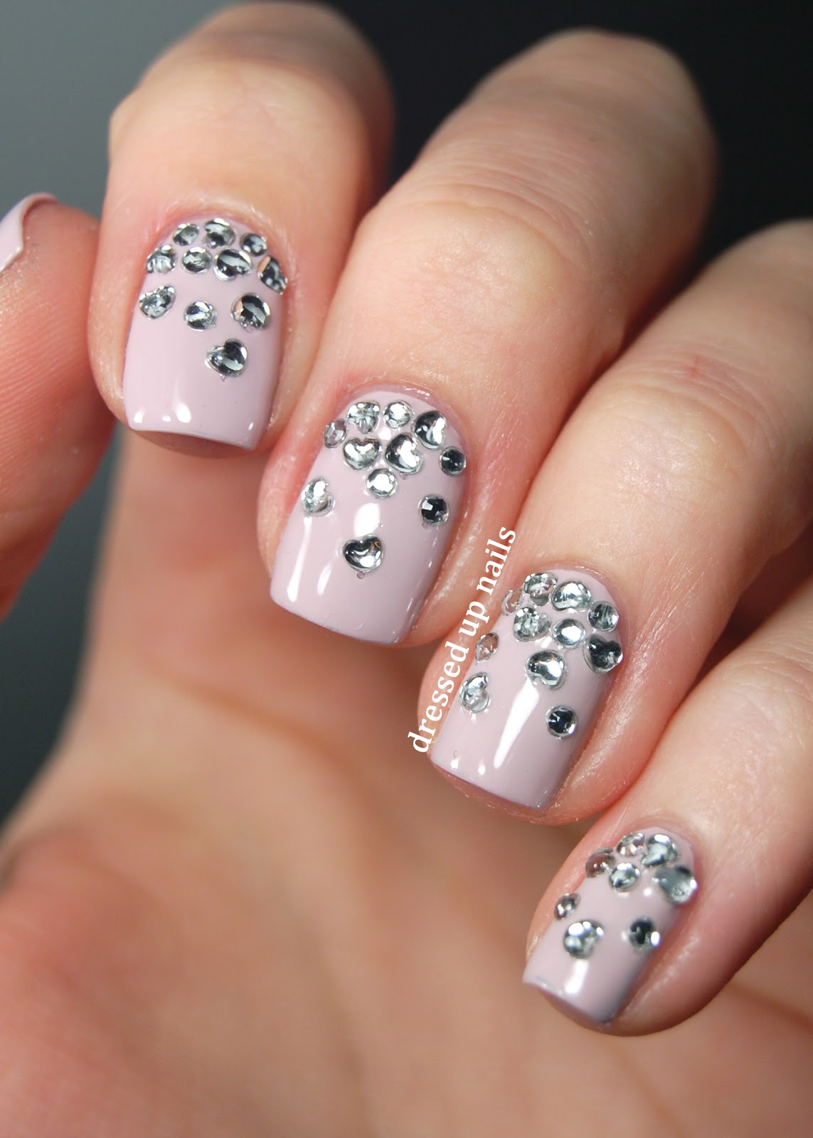 Nail Designs with Rhinestones