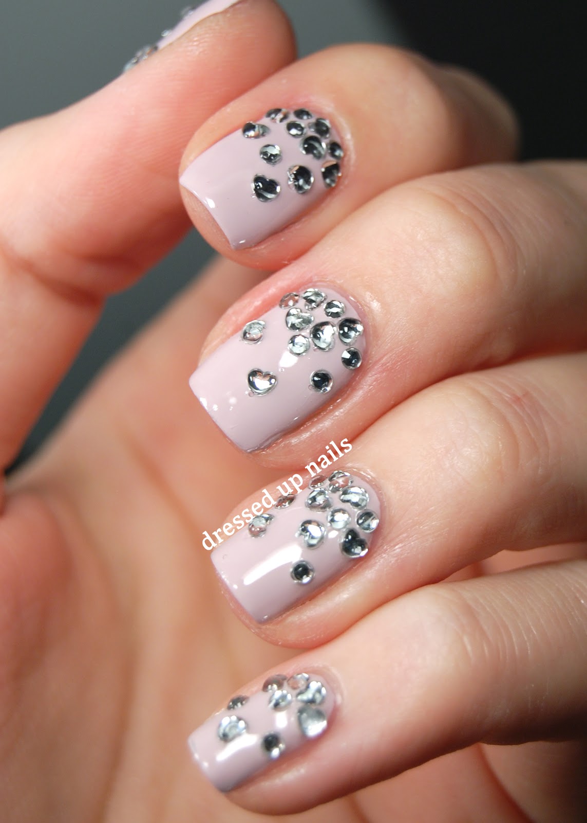 Nail Designs with Rhinestones