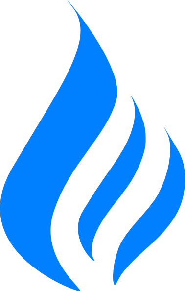 Natural Gas Flame Logo Clip Art
