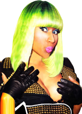 Nicki Minaj Green Hair