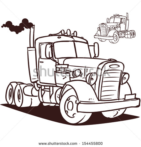 Old Truck Driver Cartoons
