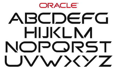Oracle Logo Font