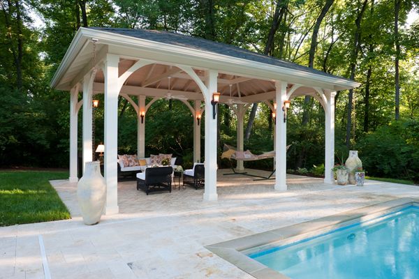 Outdoor Pool Pavilion