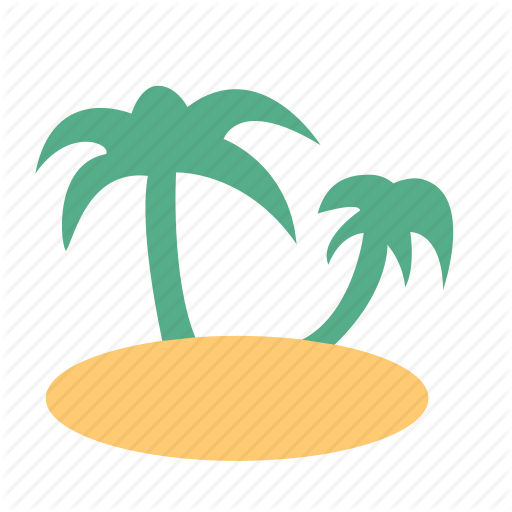 Palm Tree Island Icon