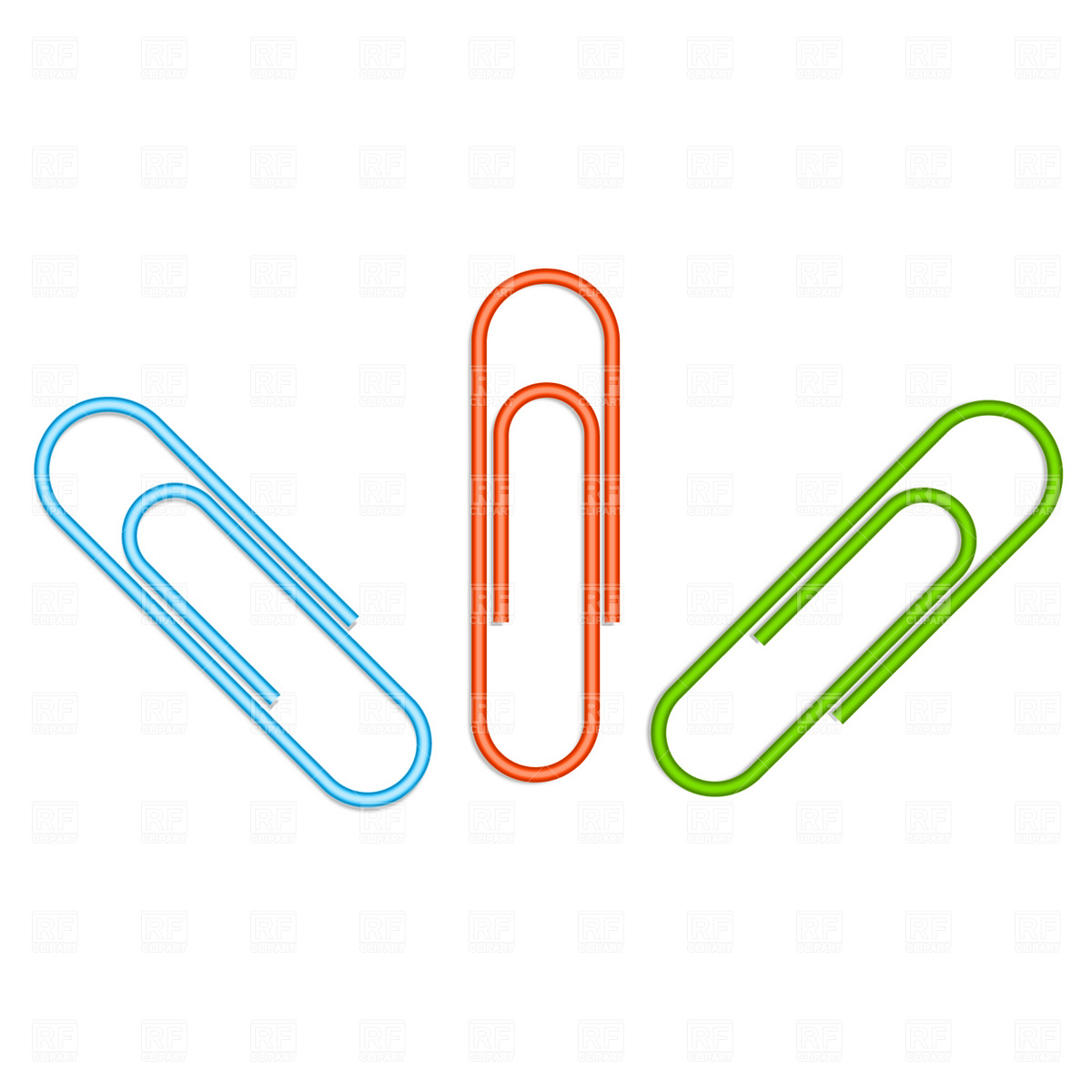 Paper Clip Vector Art