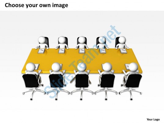 Pictures of a Meeting Sitting around Table