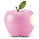 Pink Apple Icon Pink Apple Icon