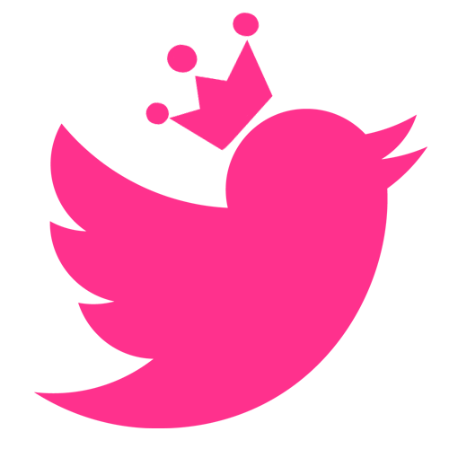 Pink Facebook and Twitter Logos Pink Facebook and Twitter Logos