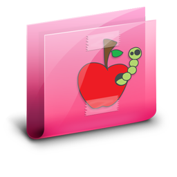 Pink Folder Icon